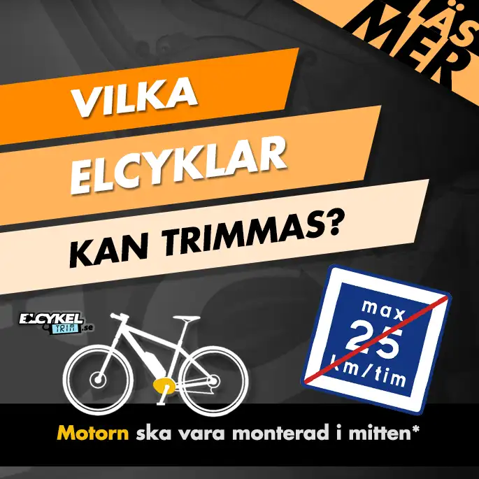 Ta bort spärren på din elcykel