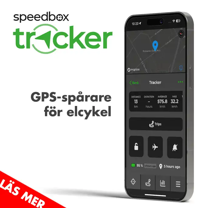 Speedbox Tracker GPS-spårare för elcykel